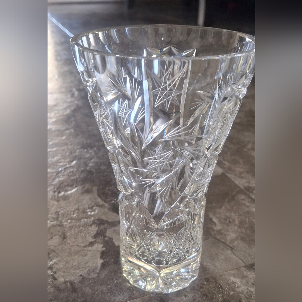 6" Crystal Vase.